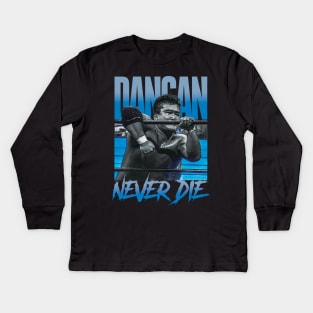 DANGAN "NEVER DIE" Kids Long Sleeve T-Shirt